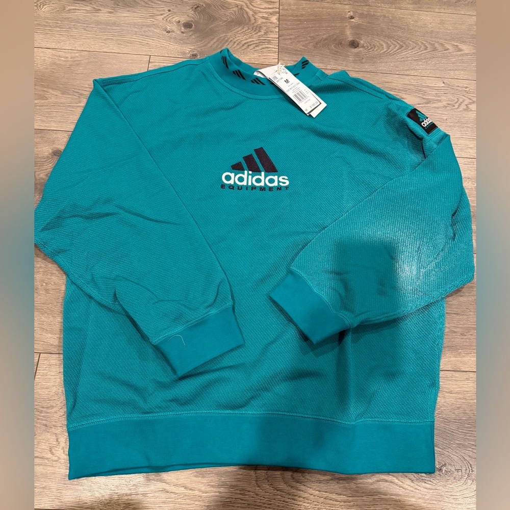 adidas Originals Equipment Reflective Crew Green Men’s Size Medium JN7146 NWT